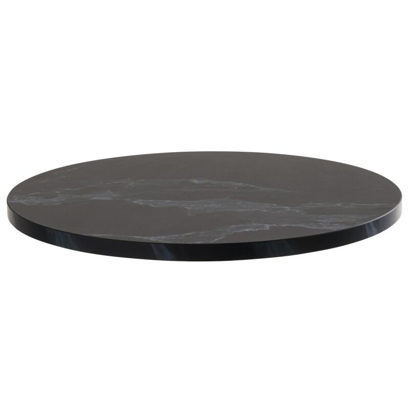 Piano tavolo rotondo in truciolare con rivestimento melaminico ⌀60 cm