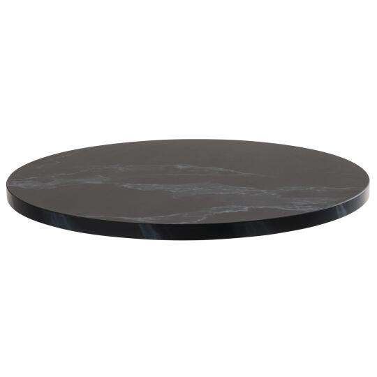Piano tavolo rotondo in truciolare con rivestimento melaminico ⌀60 cm