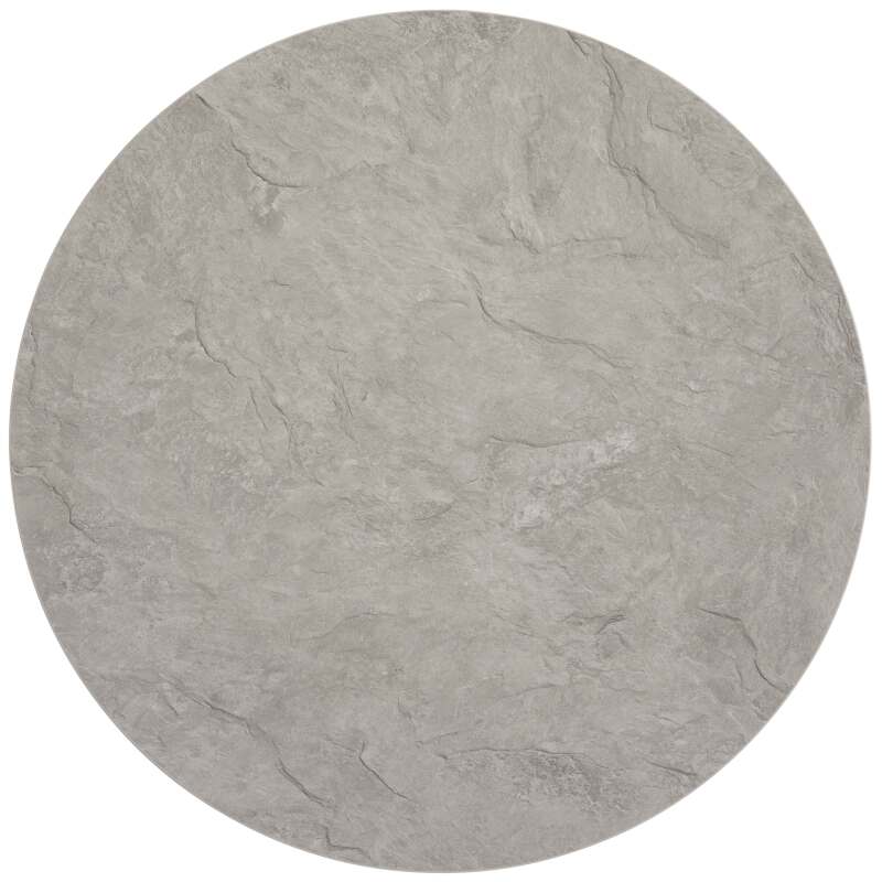 Piano tavolo rotondo in truciolare con rivestimento melaminico ⌀60 cm