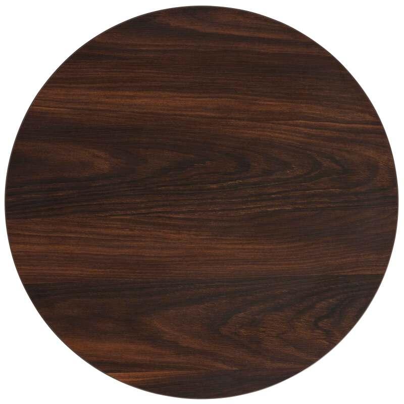 Piano tavolo rotondo in truciolare con rivestimento melaminico ⌀60 cm