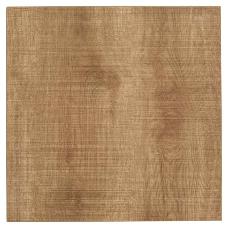 Piano tavolo quadrato in truciolare con rivestimento melaminico 60 x 60 cm