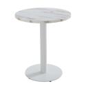 Tavolo da pranzo rotondo Ø 60 cm in truciolare con rivestimento melaminico