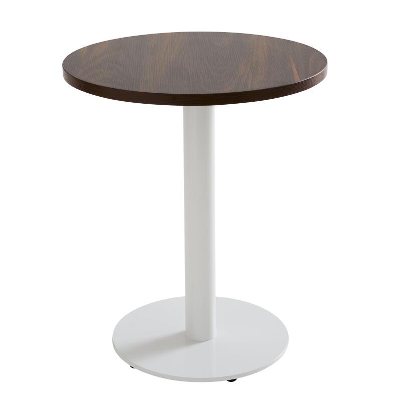 Tavolo da pranzo rotondo Ø 60 cm in truciolare con rivestimento melaminico