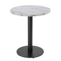 Tavolo da pranzo rotondo Ø 60 cm in truciolare con rivestimento melaminico