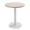 Tavolo da pranzo rotondo Ø 60 cm in truciolare con rivestimento melaminico