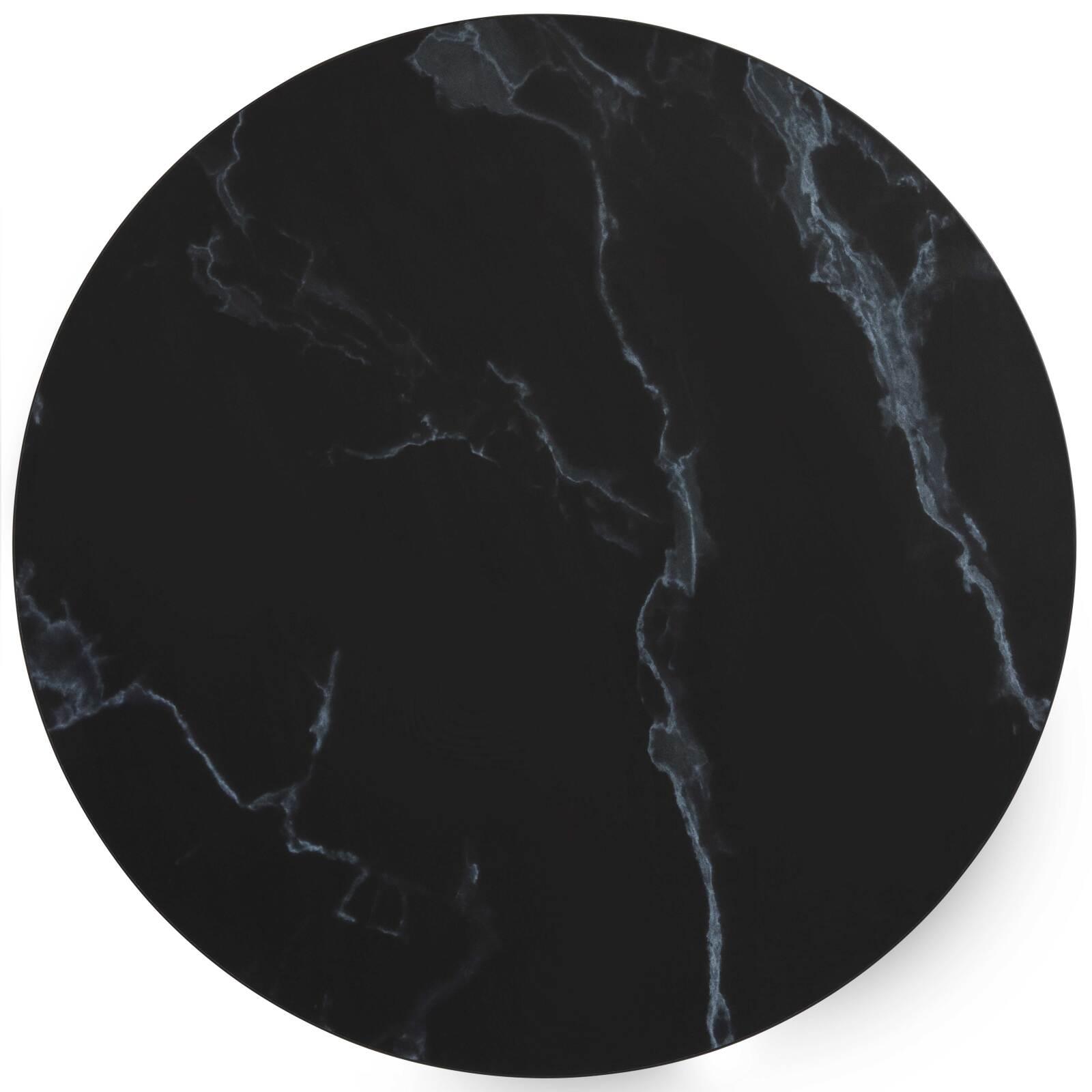 Tavolo da pranzo rotondo Ø 60 cm in truciolare con rivestimento melaminico