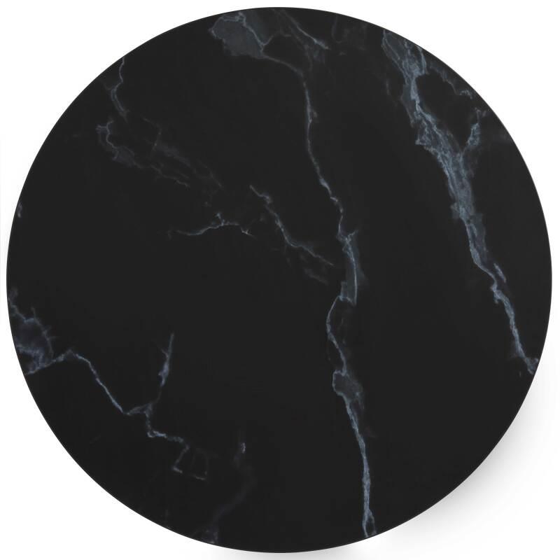 Tavolo da pranzo rotondo Ø 60 cm in truciolare con rivestimento melaminico (2/7)