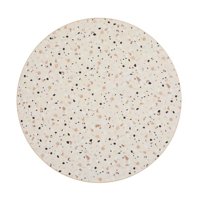 Tavolo da pranzo rotondo Ø 60 cm in truciolare con rivestimento melaminico (2/7)