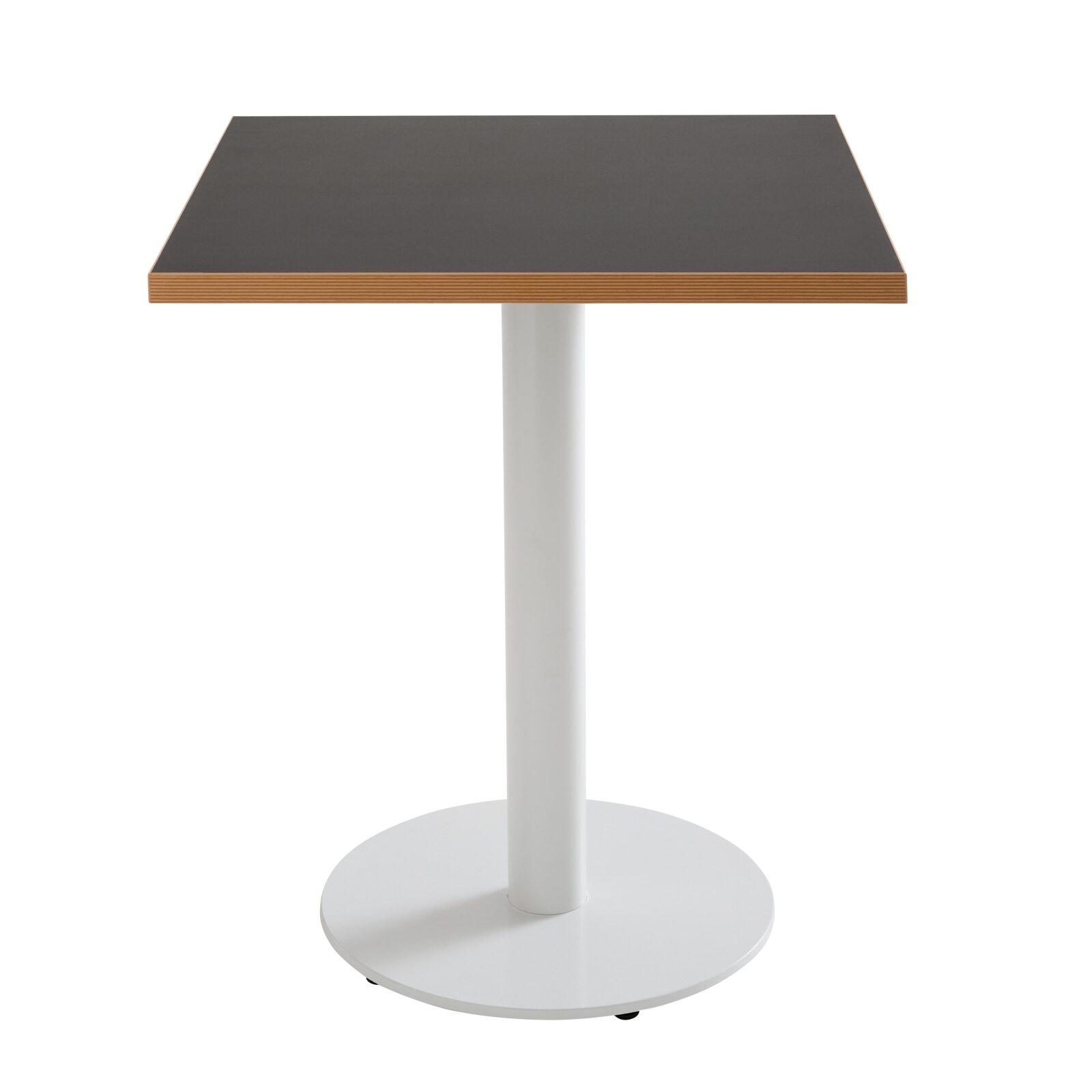 Piano tavolo 60 x 60 cm in melaminico con bordi in PVC