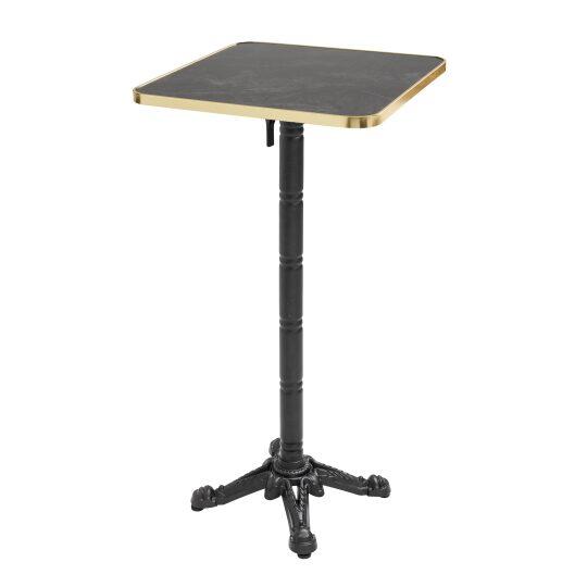 Tavolo alto ribaltabile 60 x 60 cm in multistrato con rivestimento in laminato e bordi in alluminio