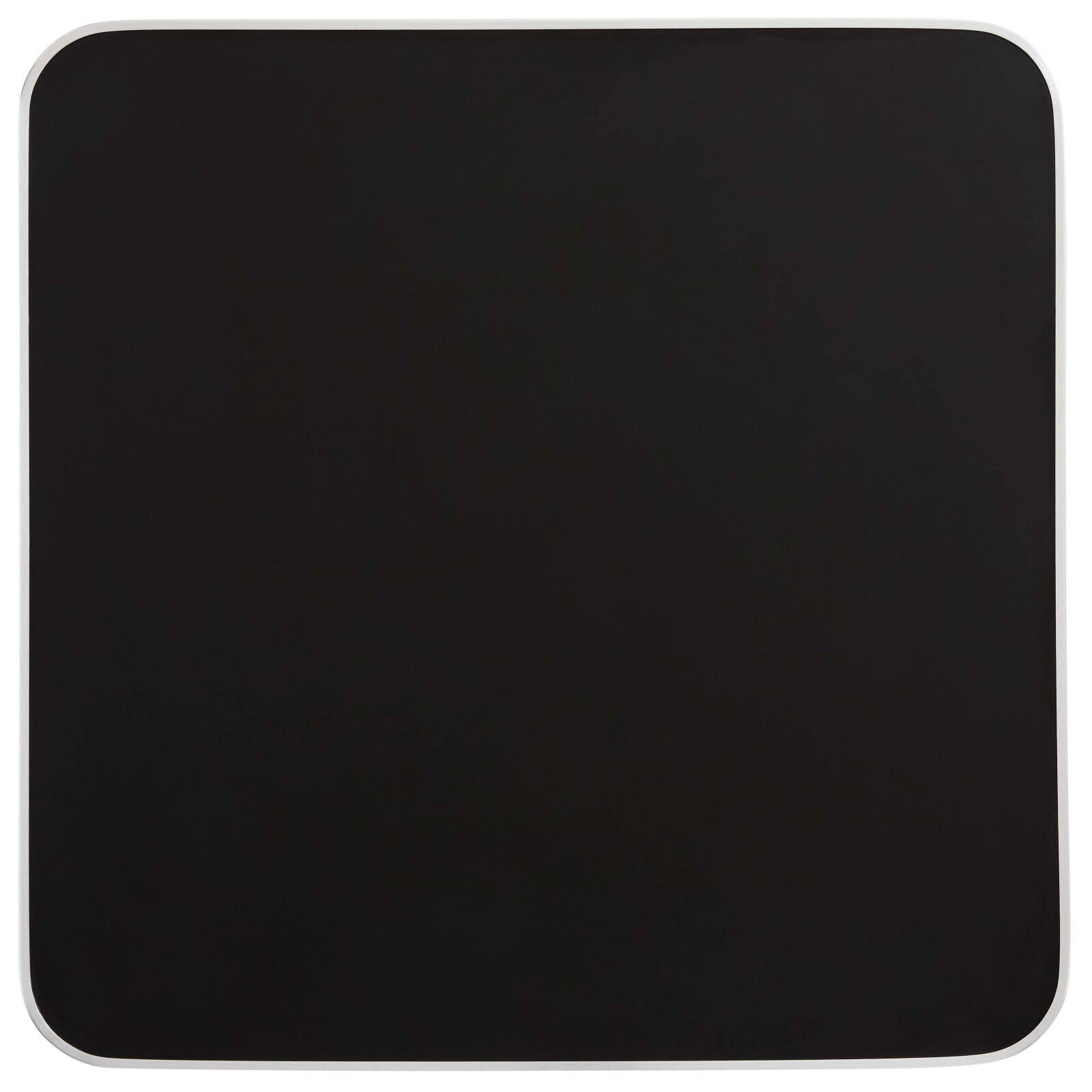 Tavolo alto ribaltabile 60 x 60 cm in multistrato con rivestimento in laminato e bordi in alluminio