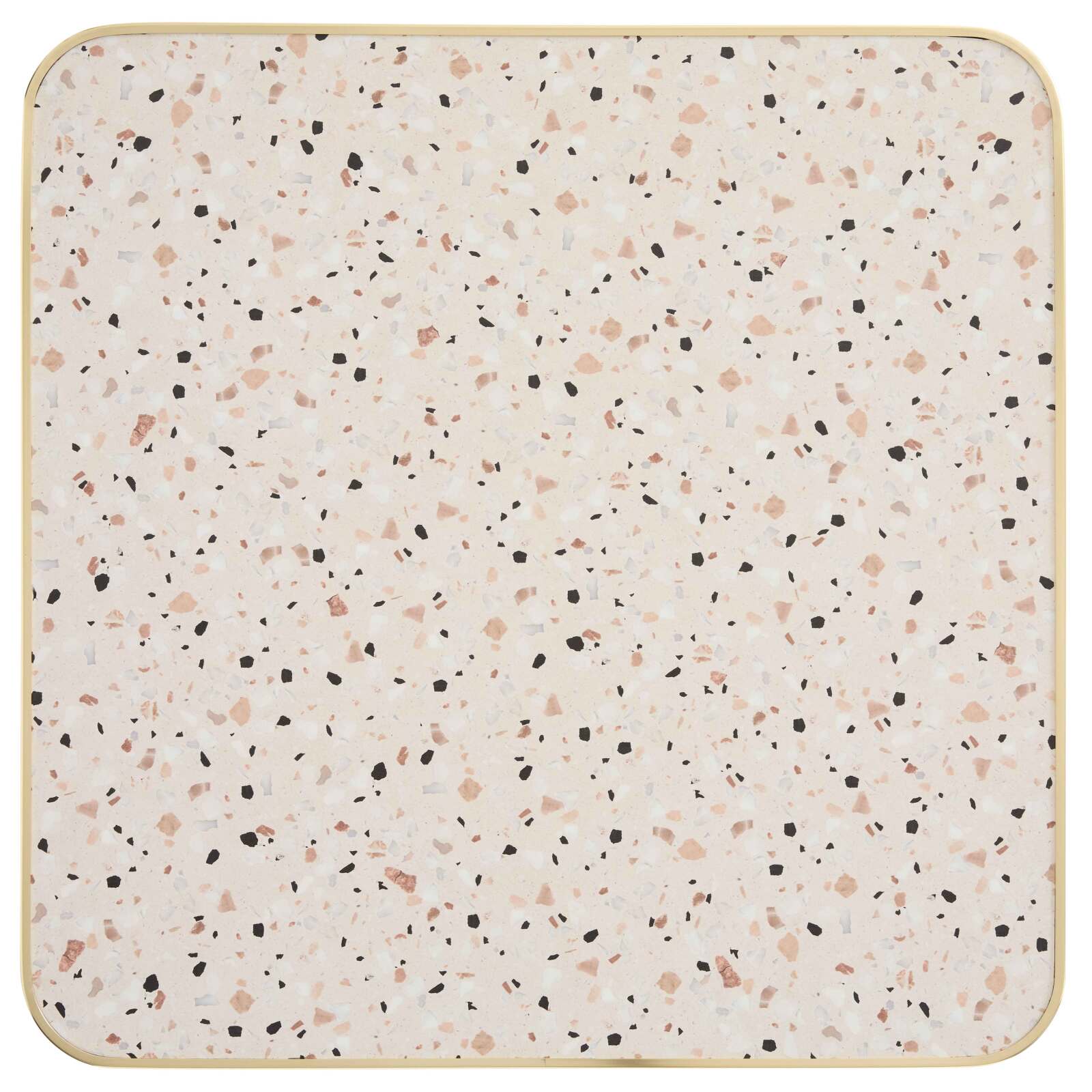 Tavolo alto ribaltabile 60 x 60 cm in multistrato con rivestimento in laminato e bordi in alluminio