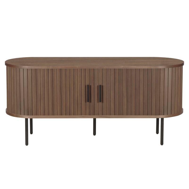 Mobile TV in MDF con melaminico e decoro acciaio 120 cm