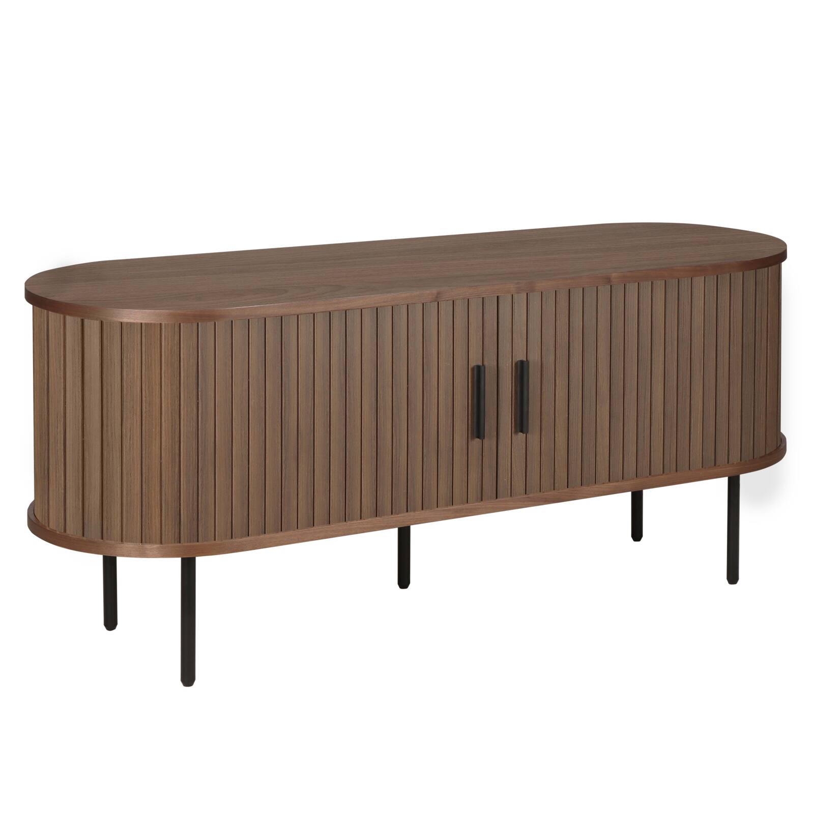 Mobile TV in MDF con melaminico e decoro acciaio 120 cm