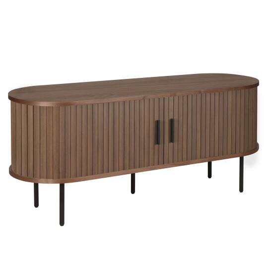 Mobile TV in MDF con melaminico e decoro acciaio 120 cm