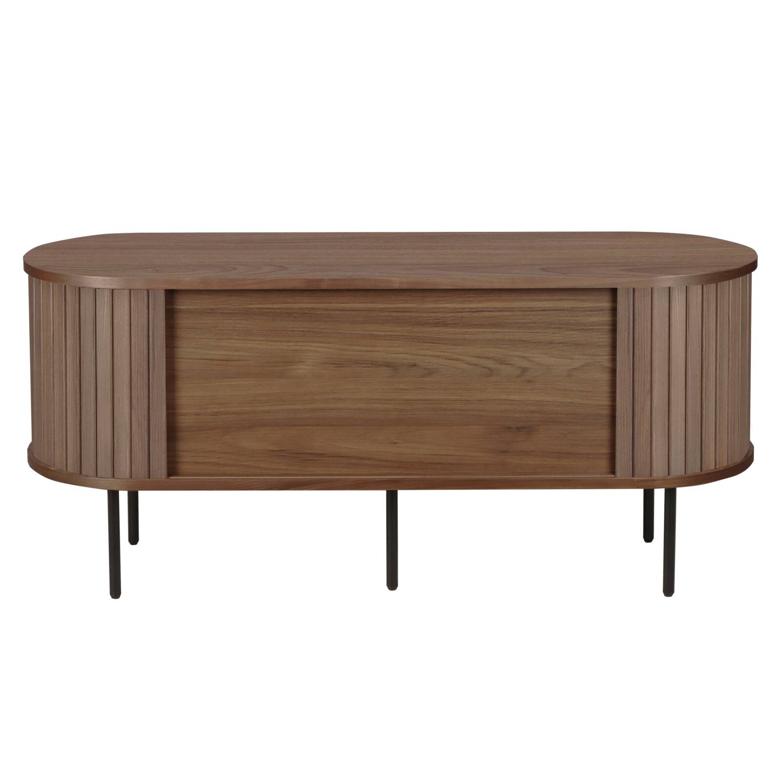 Mobile TV in MDF con melaminico e decoro acciaio 120 cm