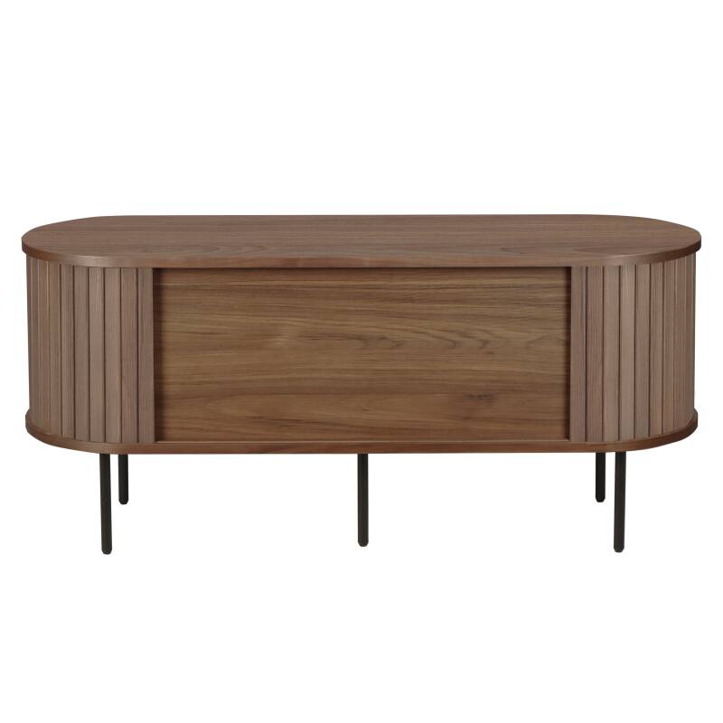 Mobile TV in MDF con melaminico e decoro acciaio 120 cm