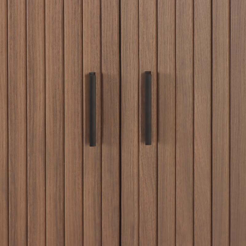 Mobile TV in MDF con melaminico e decoro acciaio 120 cm