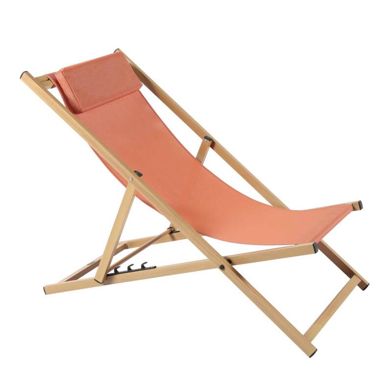 Set di 2 sedie a sdraio in alluminio, inclinabili in 4 posizioni