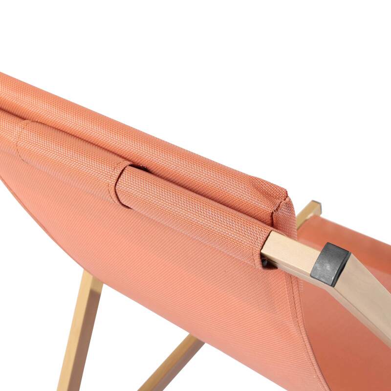 Set di 2 sedie a sdraio in alluminio, inclinabili in 4 posizioni