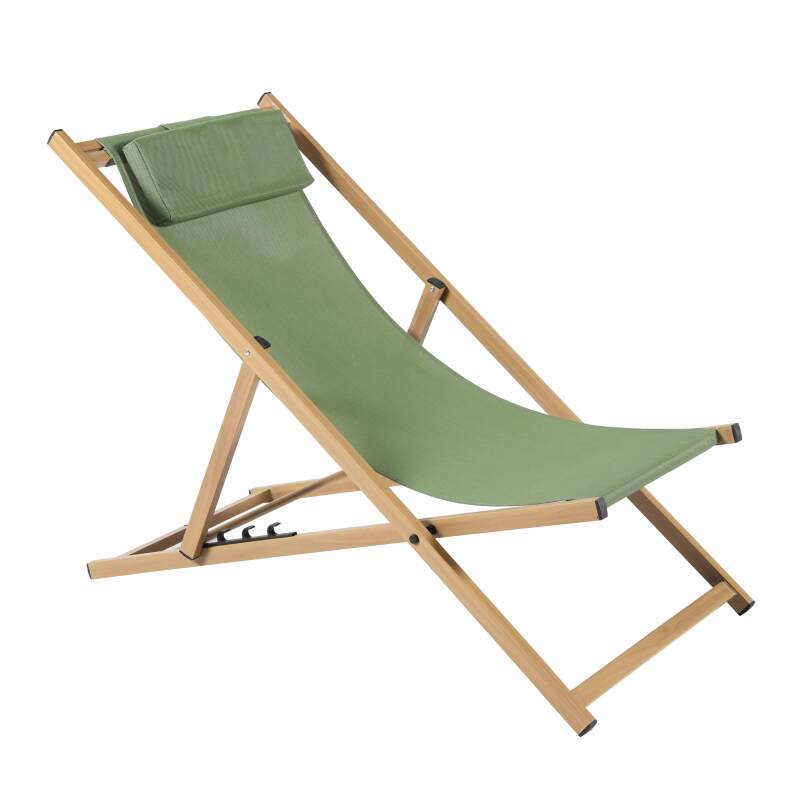 Set di 2 sedie a sdraio in alluminio, inclinabili in 4 posizioni (2/7)