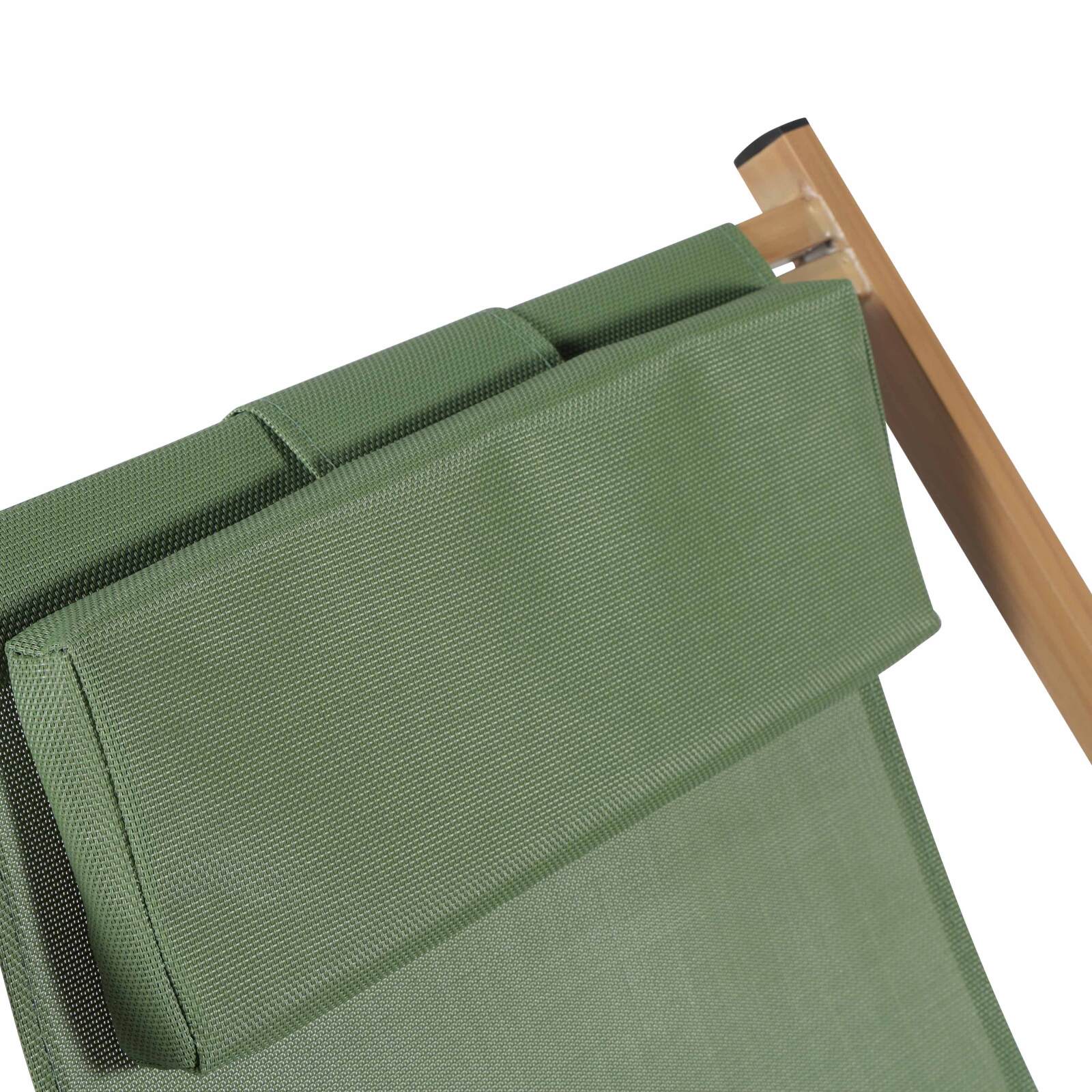 Set di 2 sedie a sdraio in alluminio, inclinabili in 4 posizioni