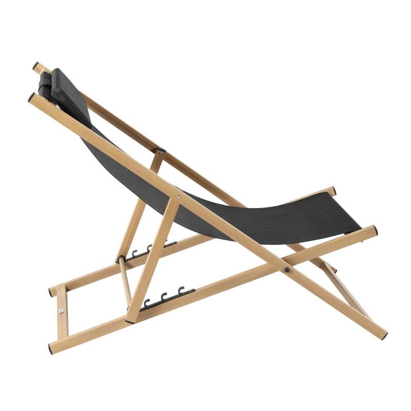 Set di 2 sedie a sdraio in alluminio, inclinabili in 4 posizioni