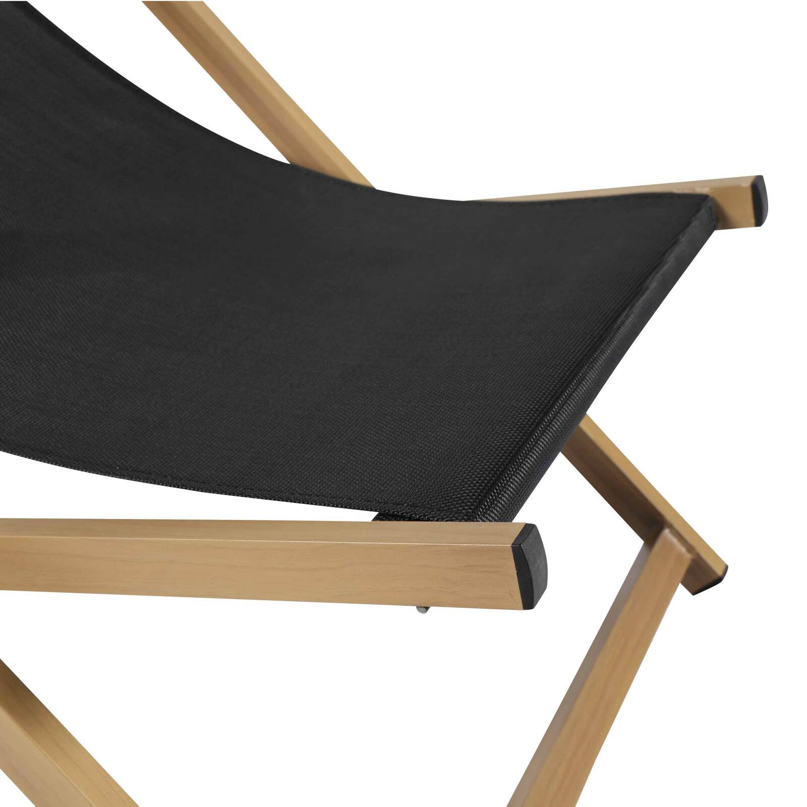 Set di 2 sedie a sdraio in alluminio, inclinabili in 4 posizioni