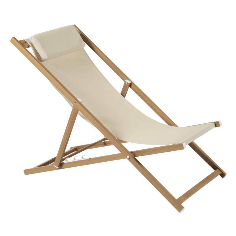 Set di 2 sedie a sdraio in alluminio, inclinabili in 4 posizioni (2/7)