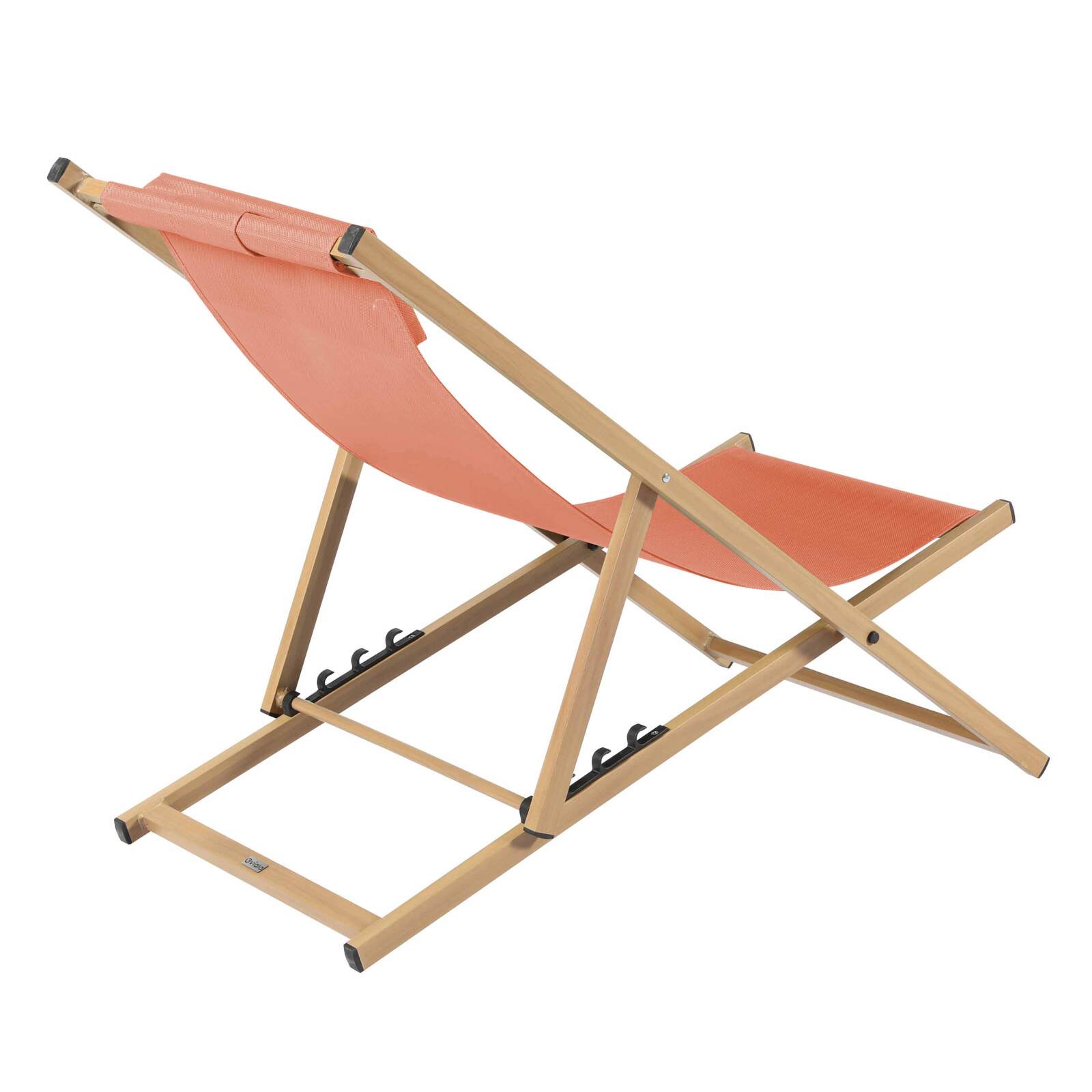 Set di 2 sedie a sdraio in alluminio, inclinabili in 4 posizioni