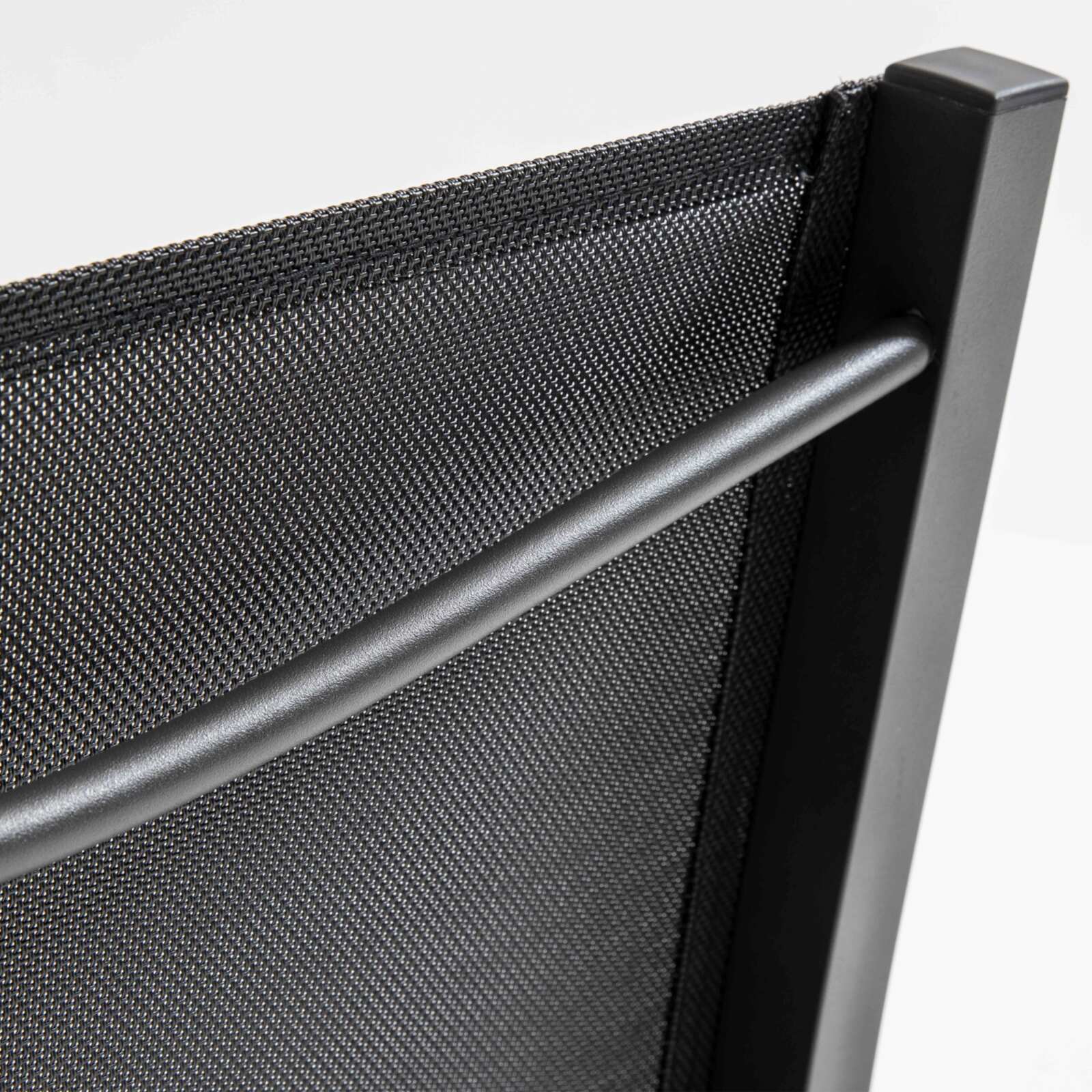 Tavolo da giardino rettangolare 182 x 90 cm e 8 sedie in alluminio con piano in vetro di sicurezza