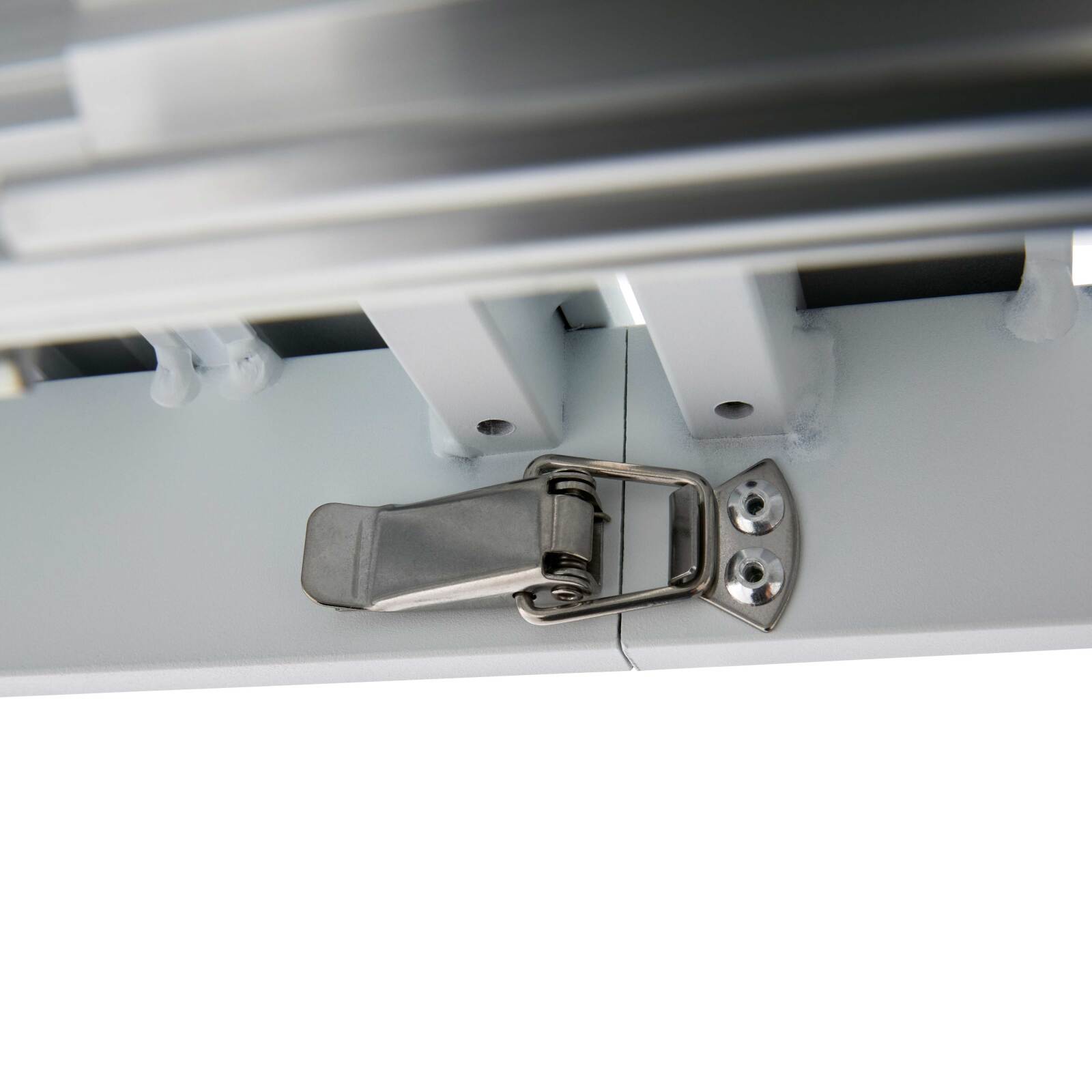 Tavolo da giardino rettangolare allungabile (52/260 x 100 x 74 cm) in alluminio 