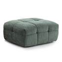 Divano a 3 posti in poliestere con pouf