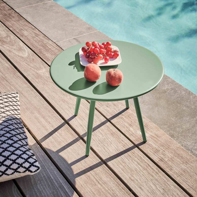 Tavolina da salotto da giardino rotondo Ø40 x 29,5 cm (2/5)