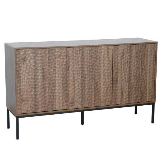 Buffet effetto legno 3 ante 147 cm | Oviala