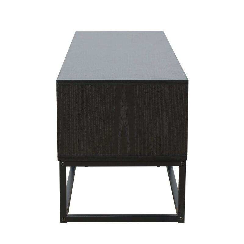 Mobile TV nero 140 cm in effetto legno (6/7)