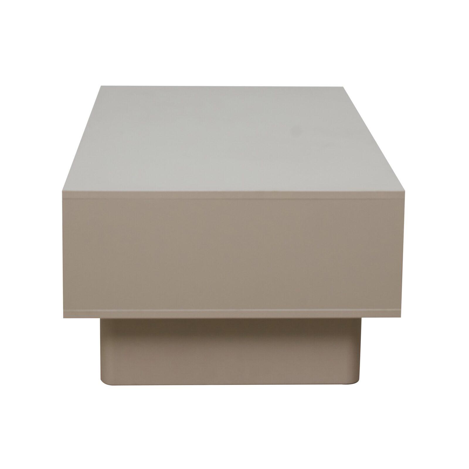 Tavolino da salotto in melaminico rettangolare 120x60x38,5 cm