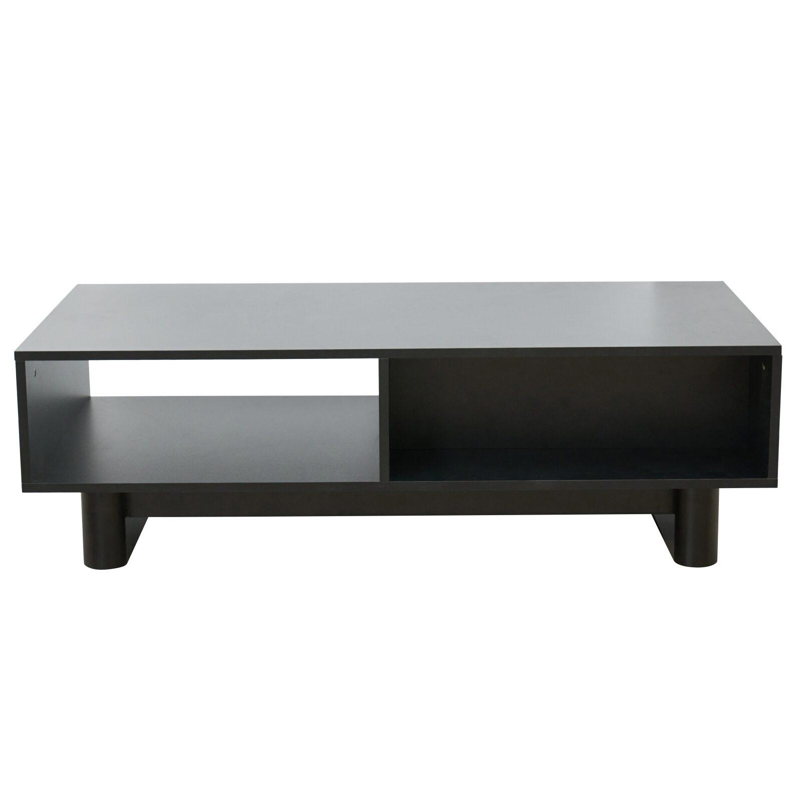 Tavolino da salotto in melaminico rettangolare 120x60x38,5 cm