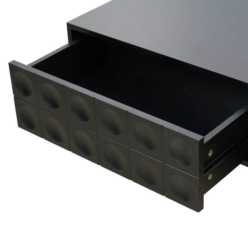 Tavolino da salotto in melaminico rettangolare 120x60x38,5 cm