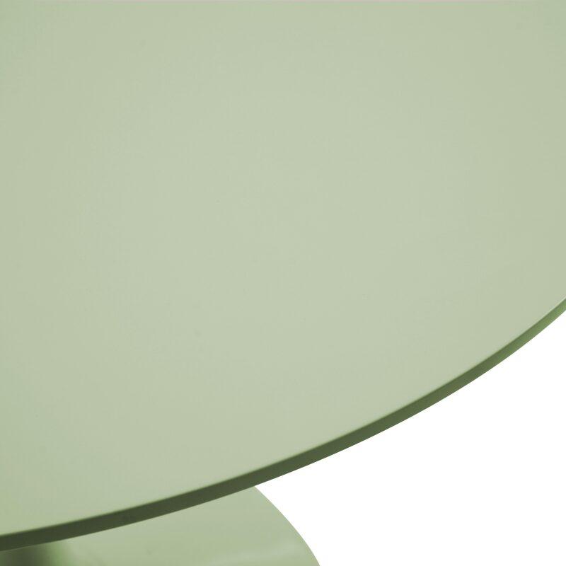 Tavolo da pranzo rotondo in melamina e metallo 4 persone  (4/5)