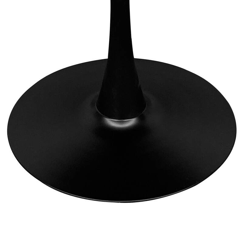 Tavolo da pranzo rotondo in melamina e metallo 4 persone  (4/5)