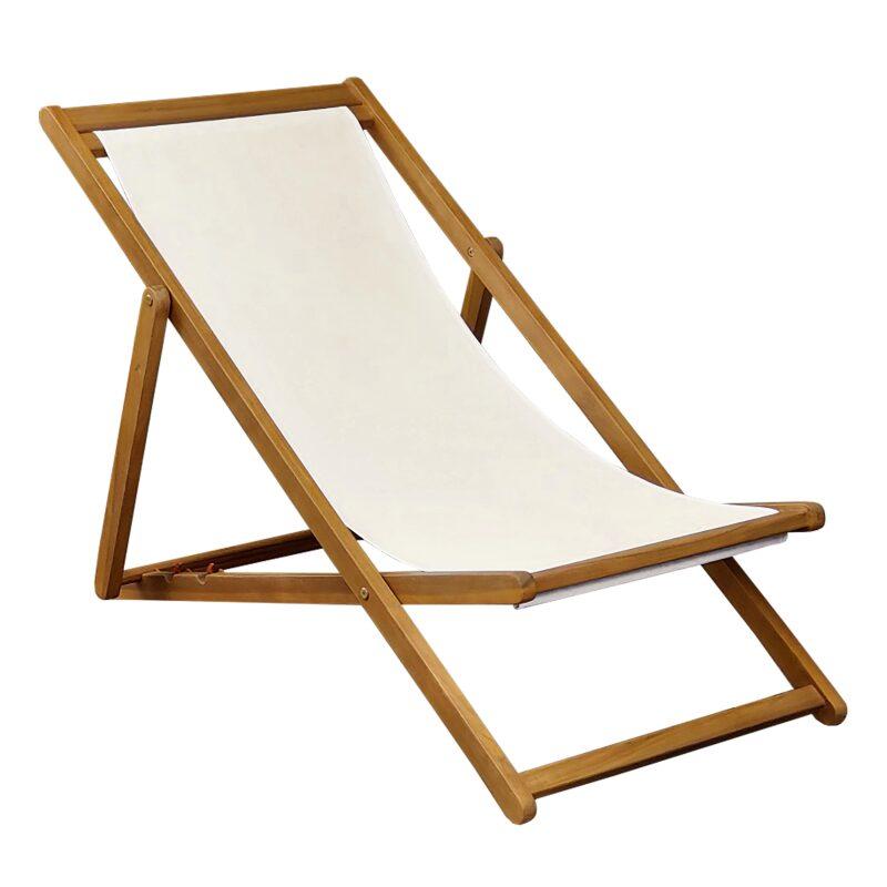 Sedie a sdraio in acacia 100% FSC®, reclinabili in 3 posizioni - Set di 2  (3/4)