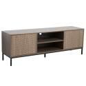 Mobile TV 160 cm in melaminico effetto legno scandinavo