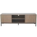 Mobile TV 160 cm in melaminico effetto legno scandinavo