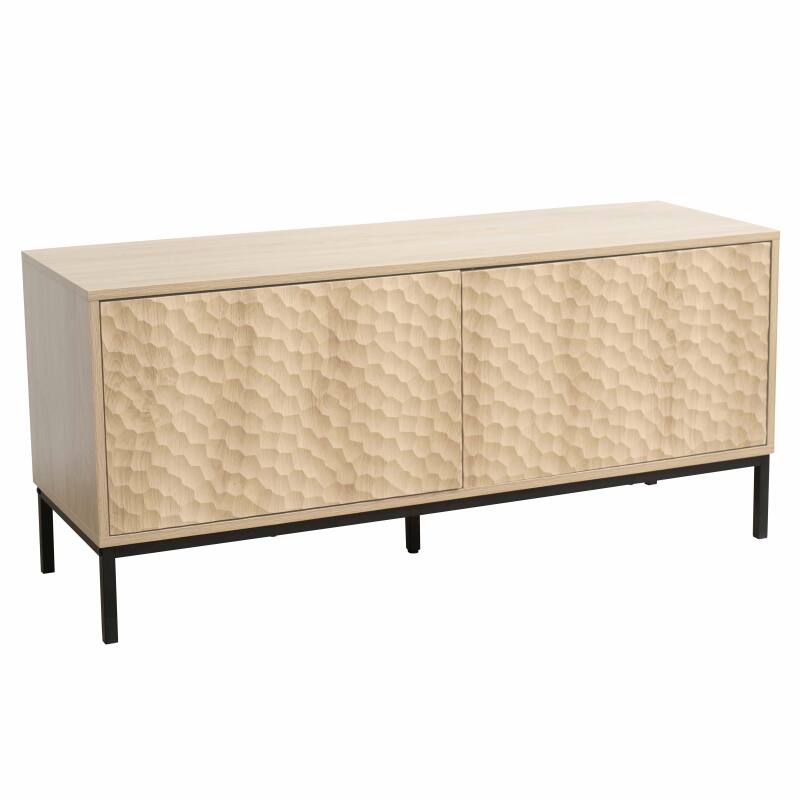 Mobile TV 120 cm in melaminico effetto legno scandinavo