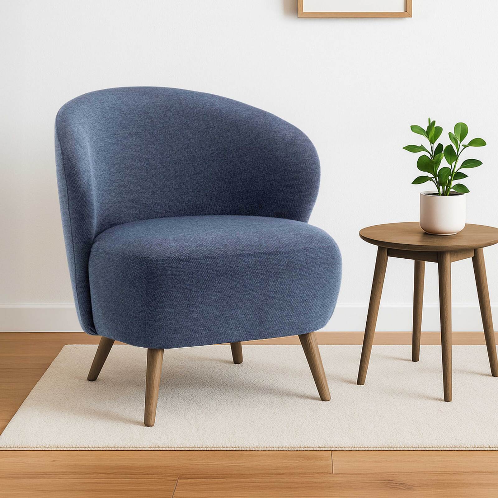 Poltrona relax in legno e tessuto Poltrona relax in legno e tessuto