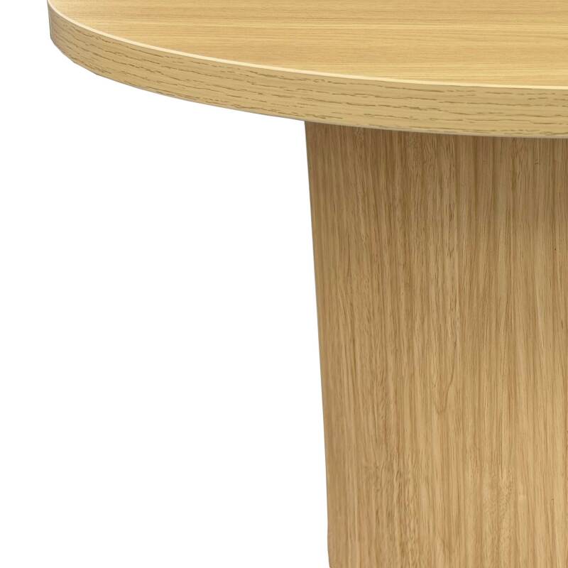 Tavolino da salotto effetto legno FSC® rotonda 70 x 70 x 45 cm