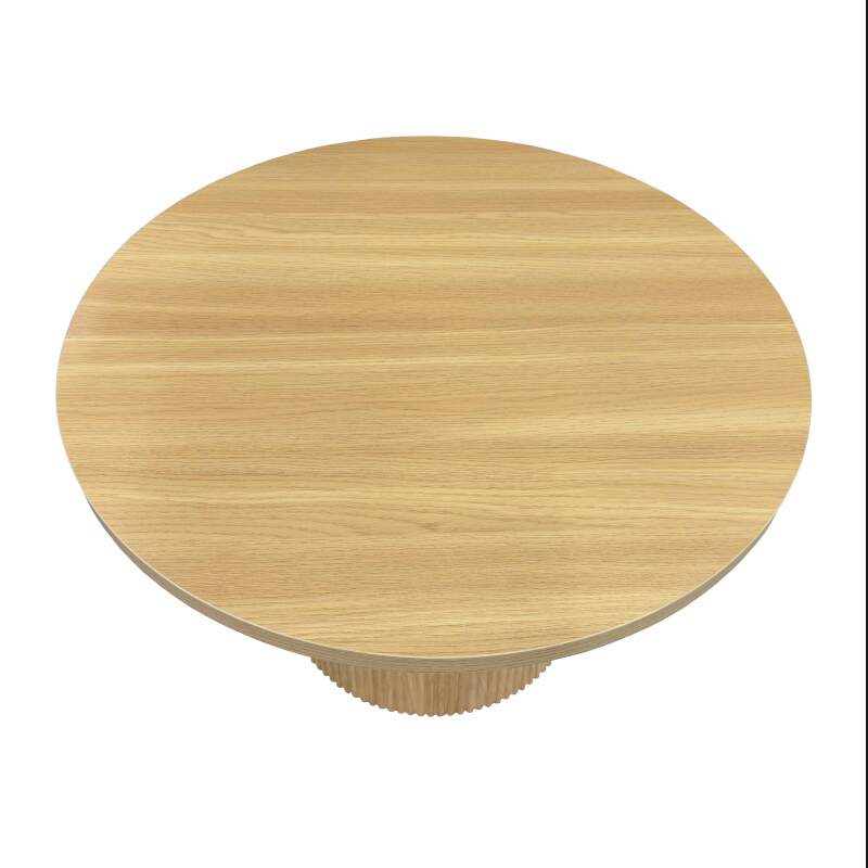 Tavolino da salotto effetto legno FSC® rotonda 70 x 70 x 45 cm