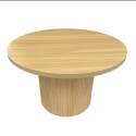 Tavolino da salotto effetto legno FSC® rotonda 70 x 70 x 45 cm