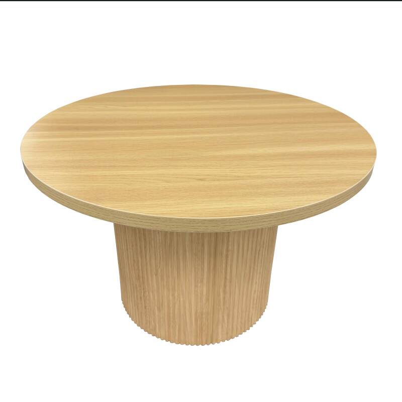 Tavolino da salotto effetto legno FSC® rotonda 70 x 70 x 45 cm